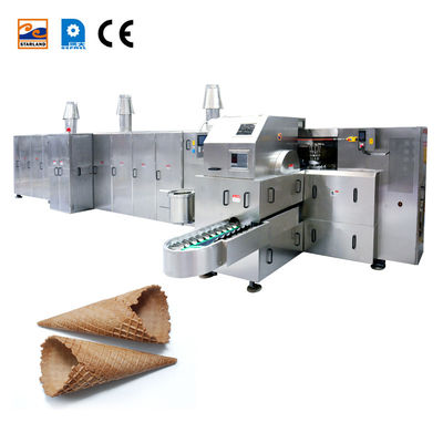 Máy làm hình nón bằng thép không gỉ Dây chuyền sản xuất kem
