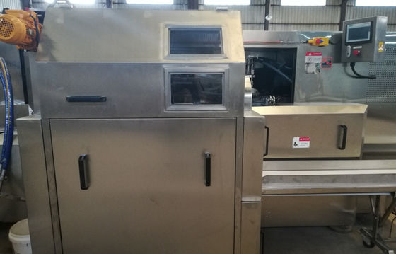Thiết bị nhà bếp bằng thép không gỉ Máy làm bánh quế Nodular Gang đúc